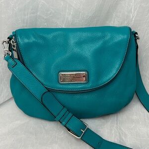 Marc Jacobs Turquoise Crossbody Hobo Bag teal sea aqua